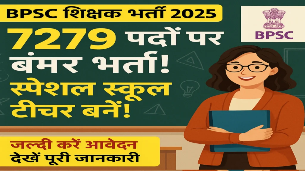 BPSC Special School Teacher Vacancy 2025
