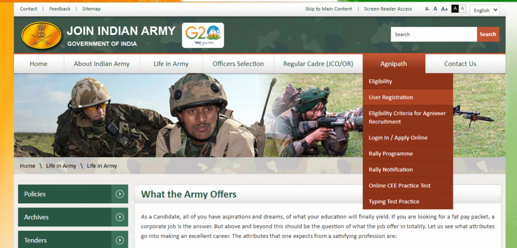 Indian Army SSC Tech Recruitment 2025