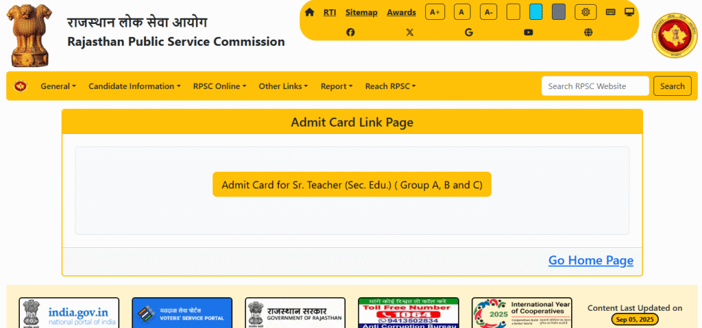 Rajasthan Police SI Vacancy 2025